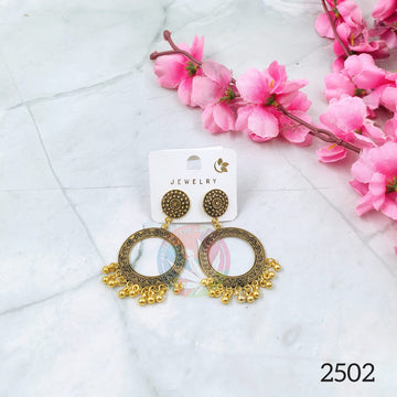 Oxidised Jhumka Gold - 2