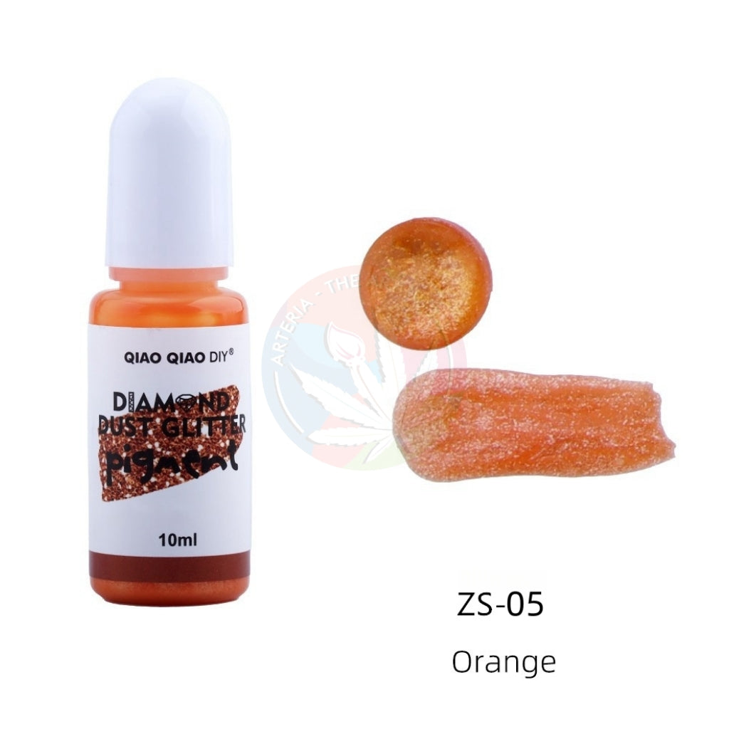 Diamond Dust Glitter Pigment - Orange