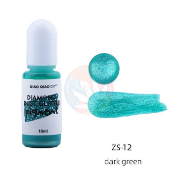 Diamond Dust Glitter Pigment - Dark green