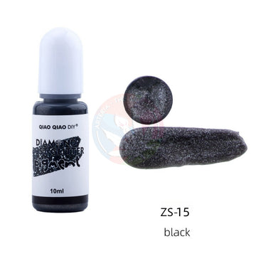 Diamond Dust Glitter Pigment -Black