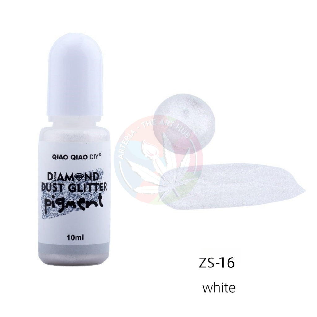 Diamond Dust Glitter Pigment -White