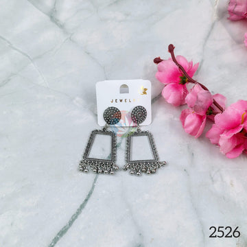 Oxidised Jhumka Silver - 7