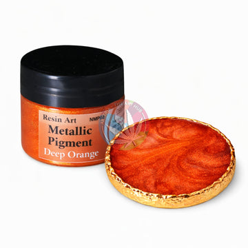 Deep Orange Metallic Pigment Paste