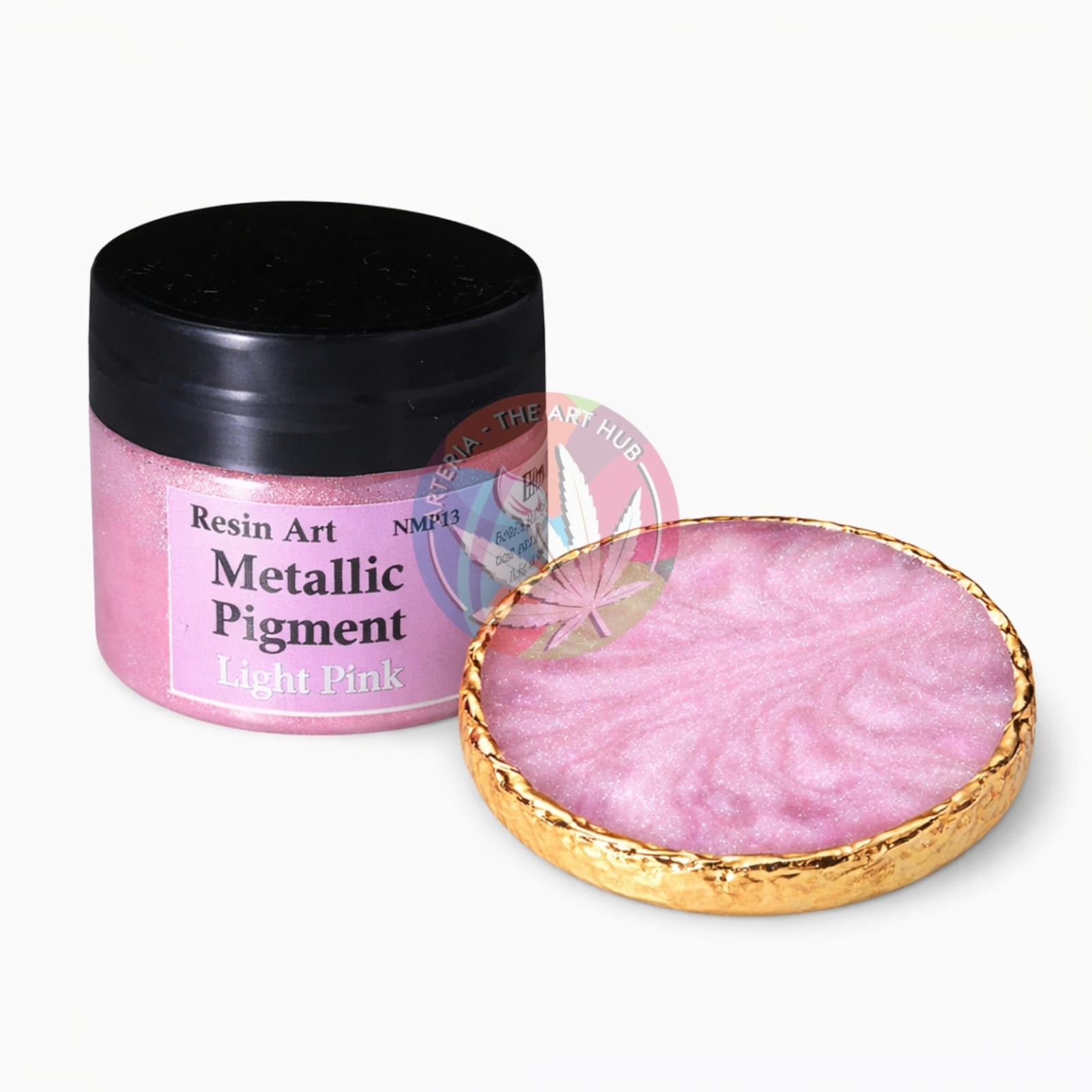 Light Pink Metallic Pigment Paste