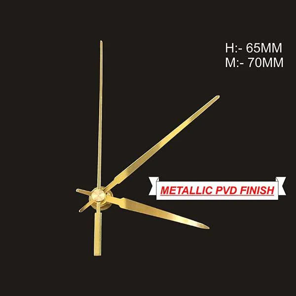 Plain Clock Hands - clock needles medium golden
