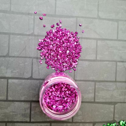 Picture of Glass Granules Small- Magenta 