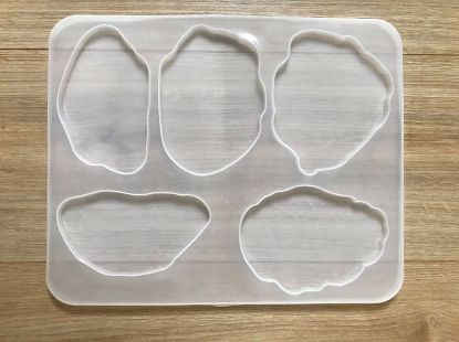 Picture of  Agate coaster mould  5 in 1