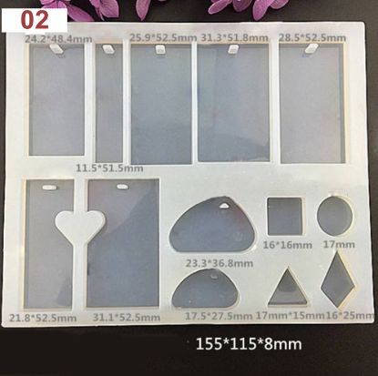Picture of 13 in 1 keychains Mould
