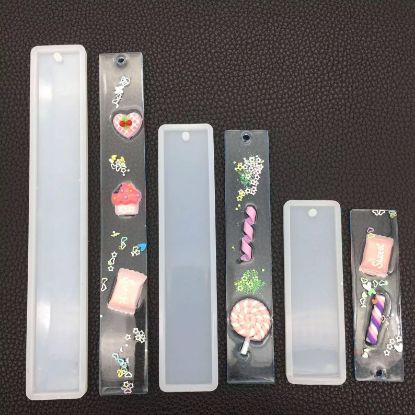 Picture of Rectangle Bookmark Mould Set of 3 Light Weight