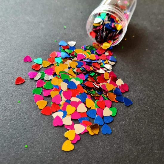 Picture of Multi colour Heart Sequences