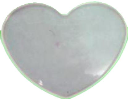 Picture of Big Heart Coaster 6" Mould 