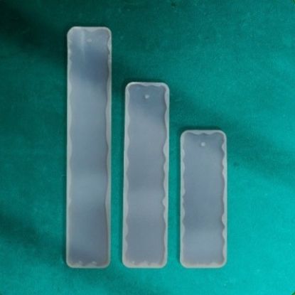 Picture of Agate Bookmark Mould Set of 3 Rectangle