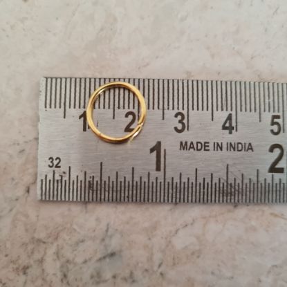 Picture of 12mm Jump rings golden