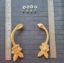 Picture of Brass Tray Handle 3 - flower