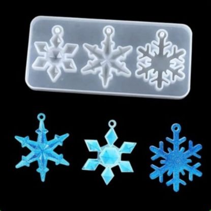 Picture of 3 in 1 Snowflakes Christmas Mould