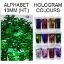Picture of HOLOGRAPHIC ALPHABETS  GLITTER SET OF 12