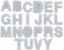 Picture of 4 Inch Monogram Single  Alphabet