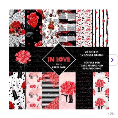 Picture of Pattern Paper Pack In Love