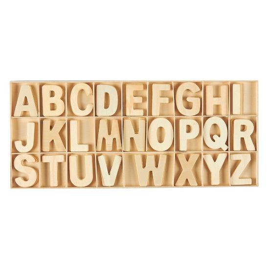 Picture of Wooden Alphabets Medium