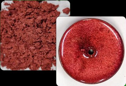 Picture of Satin Burgundy Mica Powder
