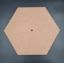 Picture of Hexagon Mdf clock base