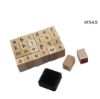 Picture of Wooden Stamp Small Letters