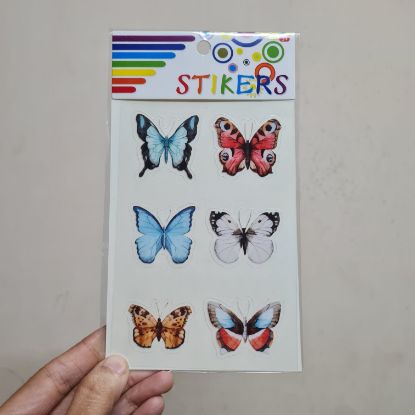 Picture of Transparent Stickers 6 Butterflies