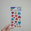 Picture of Transparent Stickers Multicolour Hearts