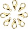 Picture of Lobster claw clasp Hook for chain- Golden 5 Pcs