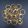 Picture of Lobster Rings 10 Pcs Golden