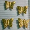 Picture of Brass Tray Handle  Butterfly Set of 2