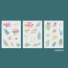 Picture of Transparent Stickers Gold Florals Set of 3 Sheets- 7