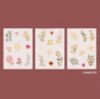 Picture of Transparent Stickers Gold Florals Set of 3 Sheets-4