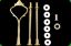 Picture of 3 Tier cake stand fittings Crown design - golden