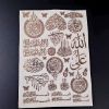 Picture of Metal stickers Mix Arabic Words Sheet A6