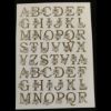 Picture of Golden Stickers A4- Fancy Alphabet 