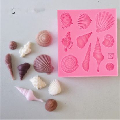 Picture of Sea Shells Miniatures Mould