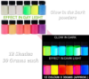 Picture of Glow in the Dark Pigments Set of 12