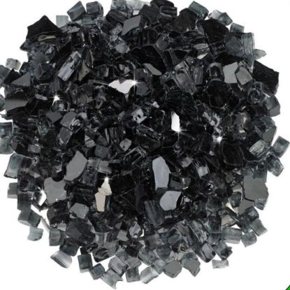 Picture of Fire pit Glass- Reflective Black