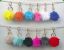 Picture of Fur Pompom with Lobster clip- Pack of 12
