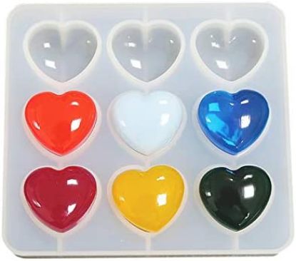 Picture of 9 Dome Hearts Mould