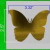 Picture of Acrylic Butterfly Cutout Pack of 2 pcs medium