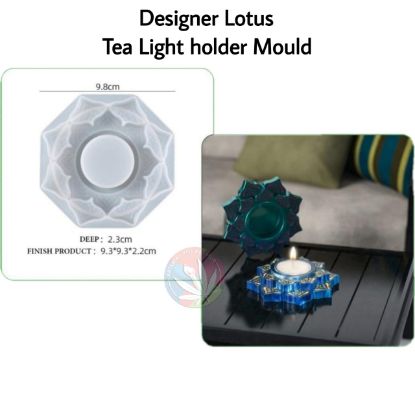 Picture of Designer Lotus tea light holder