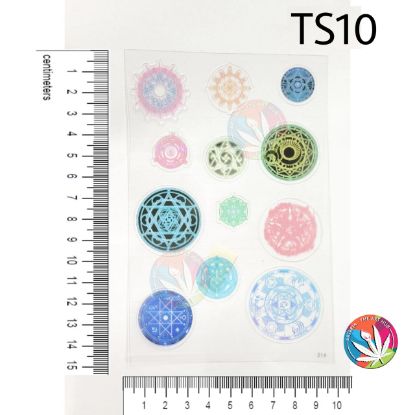 Picture of Transparent Stickers- Chakras