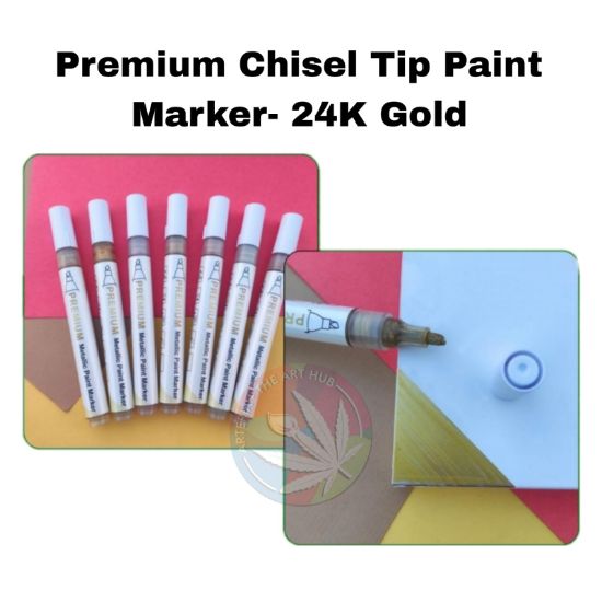 Picture of Premium Chisel Tip Paint Marker- 24 Carat Gold