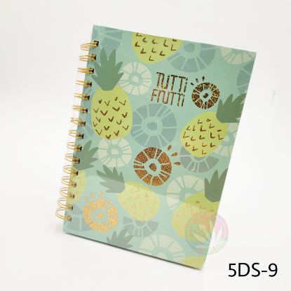Picture of Quirky A5 Spiral Diary- Pineapple Love
