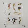 Picture of Transparent Stickers Gold Florals Set of 3 Sheets-6