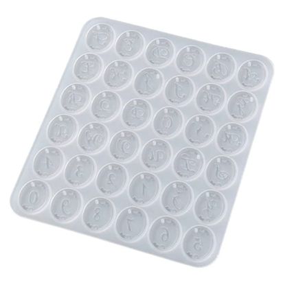 Picture of  Numbers Alphabets mould- Charms