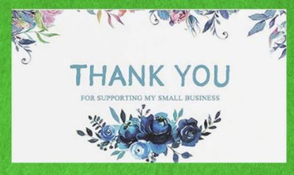 Picture of Thank Cards- Blue Roses