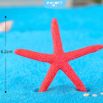Picture of StarFish Miniature- 1 Pc- Red